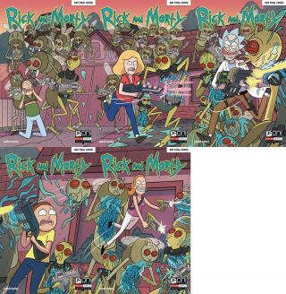 Rick & Morty 1 - 5 50 Issues Special Variant Set Zac Gorman Oni Press Comic 5/29