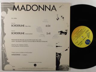 Madonna Borderline Sire 12 " Vg,  /vg,  Promo