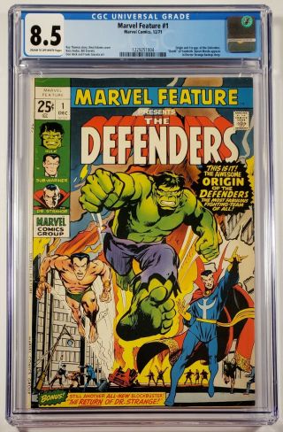 1971 Marvel Comics Marvel Feature 1 Cgc 8.  5 1st Defenders Movie Key