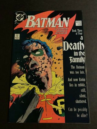 Batman 427 & 428 1988 Death Of Robin A Death In The Family 1st Prints
