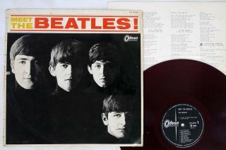 Beatles Meet The Odeon Or - 8026 Japan Red Vinyl Flipback Cover Vinyl Lp