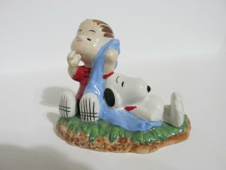 Snoopy Peanuts Charlie Brown Westland Giftware Ceramic Figurine Linus 2000