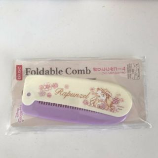 Daiso Disney Princess Folding Comb Tangled Rapunzel Item Goods Japan