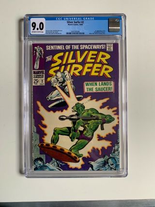 Silver Surfer 2 Cgc 9.  0 1968