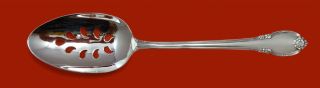 Remembrance By 1847 Rogers Plate Silverplate Serving Spoon Pierced 9 - Hole Custom