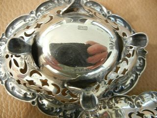 2 BIRKS STERLING SILVER FOOTED DISH PIERCED 62.  8 grams - EXC 5