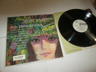 Jon Hendricks Joao Gilberto Salud Mono White Label Promo Lp 1961 Nm Vinyl