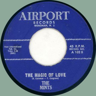 Mints The Magic Of Love / Swimming Round The World 45rpm Airport 1963