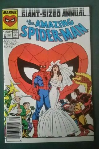 The Spider - Man Annual 21 (1987,  Marvel)