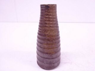 4188593: Japanese Pottery Bizen Ware Sake Bottle By Toho Kimura