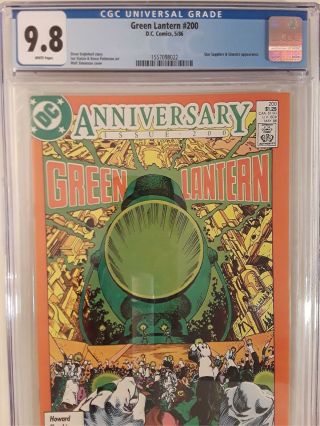 Green Lantern 200 (cgc 9.  8) 1986 Star Sapphire & Sinestro Walt Simonson Cover