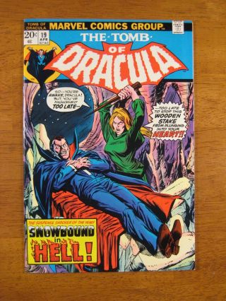Tomb Of Dracula 19 (vf,  /nm -) - Bright,  Colorful & Glossy
