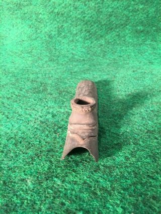 REAL Antique 1800 ' s Damper Bowl Holder Pipe Saddle Paktong Brass and Copper E 2