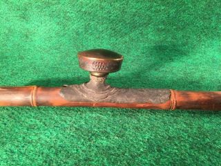 REAL Antique 1800 ' s Damper Bowl Holder Pipe Saddle Paktong Brass and Copper E 6