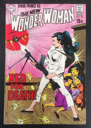 Wonder Woman 189 Dc Comics Ba Aug 1970 Sekowsky Cover/script Fn,  6.  5 20 Off