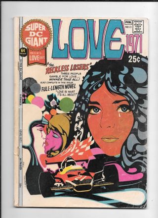 Dc Giant Love S - 21 == Gd/vg Vintage Romance Dc Comics 1971