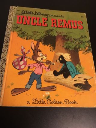 Vintage Walt Disney Little Golden Book Uncle Remus Song Of The South Rare 1969