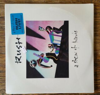 Rush - A Show Of Hands Lp Vinyl Record Rare