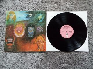 Rare Prog Psych Rock - Pink Island 9127 - King Crimson - In The Wake Of Poseidon - Uk - Lp