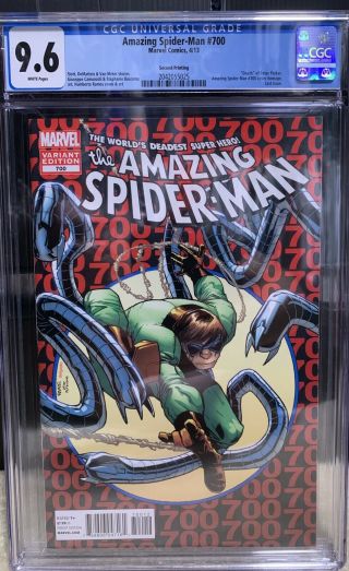 Spider - Man 700 Cgc 9.  6 2nd Printing