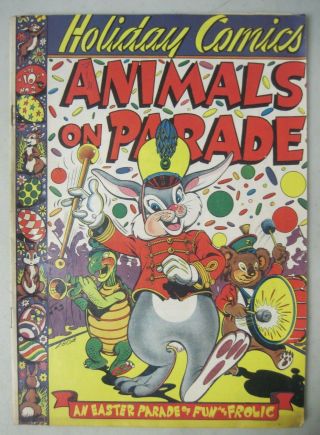 Holiday Comics 2 April 1951 Animals On Parade L.  B.  Cole Cover Easter Parade