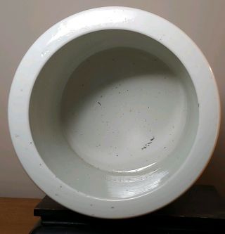 Chinese Japanese Antique Blue and White Porcelain Brush Pot 4