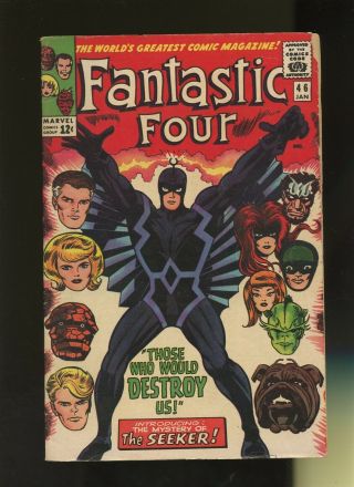 Fantastic Four 46 Vg 3.  5 1 Book Marvel Comics Vol.  1 1st Seeker Inhumans