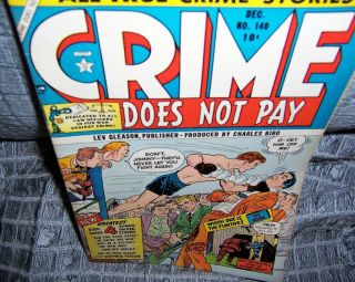 Crime Does Not Pay 140 - - Ultra Issue Of Late Run Number (vf/nm)