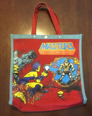 1984 Mattel He - Man Masters Of The Universe Tote Bag To Display