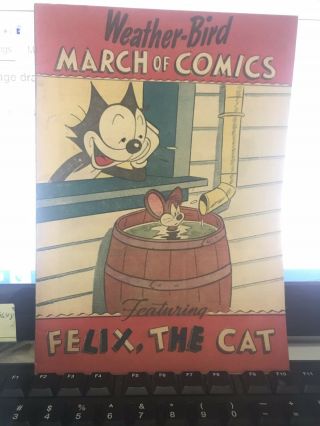 Boys And Girls March Comics Felix The Cat 36 1940 ' s golden age fplus htf 7