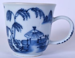 Chinese porcelain coffee cup Chinese blue & white kangxi khang shi yongzheng 2