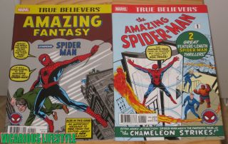 True Believers Fantasy & The Spider - Man 1 (marvel)