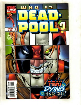 Deadpool 32 Nm - Marvel Comic Book X - Men X - Force Wolverine Cable Domino Ek8