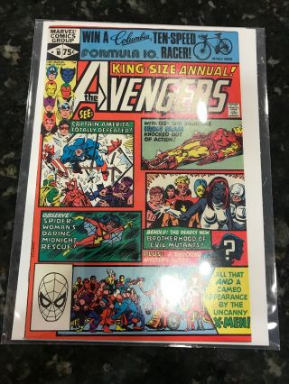 The Avengers Annual 10 (1981 Marvel) 9.  0 Vf/nm 1st App Rogue (x - Men) King Size