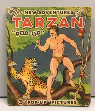 1935 Adventures Of Tarzan Pop - Up Book