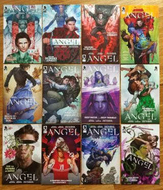 Angel Season 11 1 - 12 A Covers - Complete Series - Buffy The Vampire Slayer