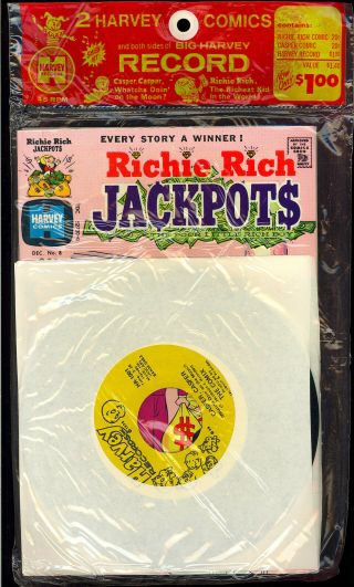 Casper,  Richie Rich Harvey Records Comic Pack Dec.  1973 Nm -