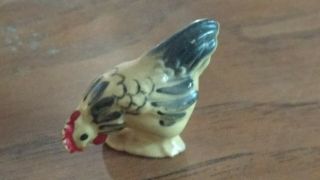 Vintage Hagen Renaker Monrovia Yellow Hen Chicken Miniature Mini Farm Animal