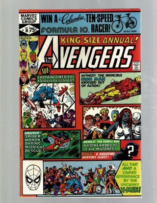 Avengers Annual 10 Vf/nm Marvel Comic Book 1st Rogue Appearance Wolverine J450