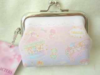 Sanrio Little Twin Stars mini clasp purse gamaguchi coin case 2