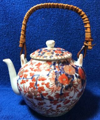 (n72) Antique Porcelain Imari Tea Pot