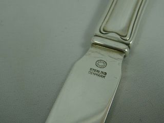 GEORG JENSEN sterling silver BUTTER KNIFE,  c1960,  36gm 2