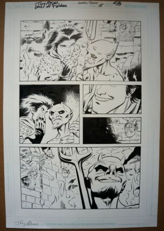 Jack Of Fables 15 Page 10 - Art By Tony Akins And Andrew Pepoy