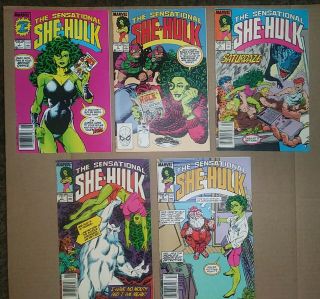 Sensational She - Hulk 1,  2,  5,  7 And 8 - John Romita Jr - Avengers - Savage She - Hulk