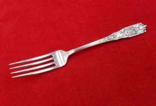 Dinner Fork Milburn Rose By Westmorland Sterling Silver Flatware 7 1/8 "