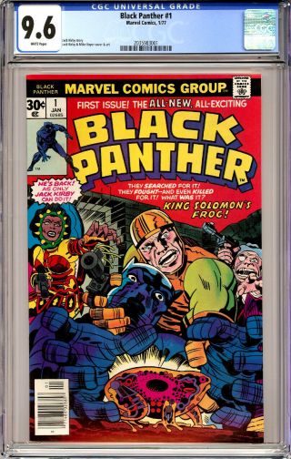 Black Panther 1 Cgc 9.  6 White Pages Jack Kirby 1977