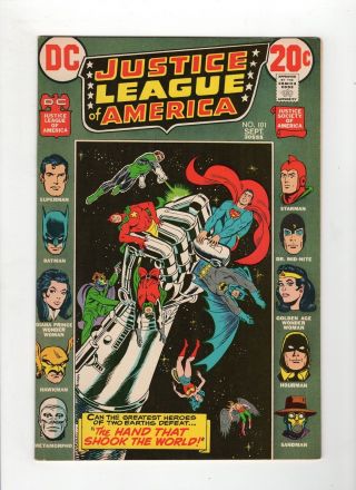 Justice League Of America 101 F/vf 7.  0 Off White To White Pages