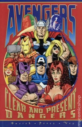 Avengers Clear And Present Dangers Tpb (marvel) 1 - 1st 2001 Fn Stock Image