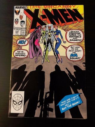 Uncanny X - Men 244 Comic From 1989 In Nm 1st Jubilee