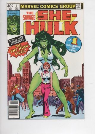 Savage She - Hulk 1 Marvel Comic Book From 1979 In Vf,  8.  5/only $9.  95
